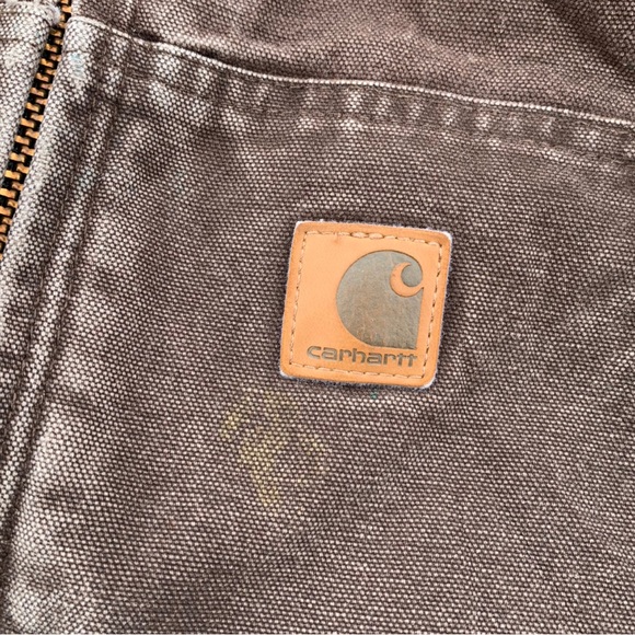 SOLD - Vintage Carhartt Hooded Bomber Jacket - Picture 11 of 12